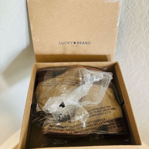 Lucky‎ Brand Lilka Suede Bootie, Block Heel Size 7, Dune Light Brown, NWT - Picture 14 of 14